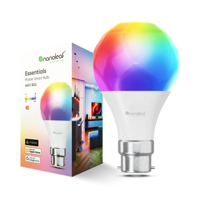 Nanoleaf Essentials Smart Bulb B22 (Matter Compatible)